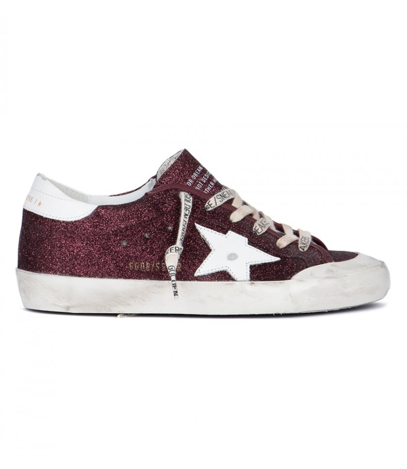 JUST IN - BORDEAUX GLITTER SUPER-STAR