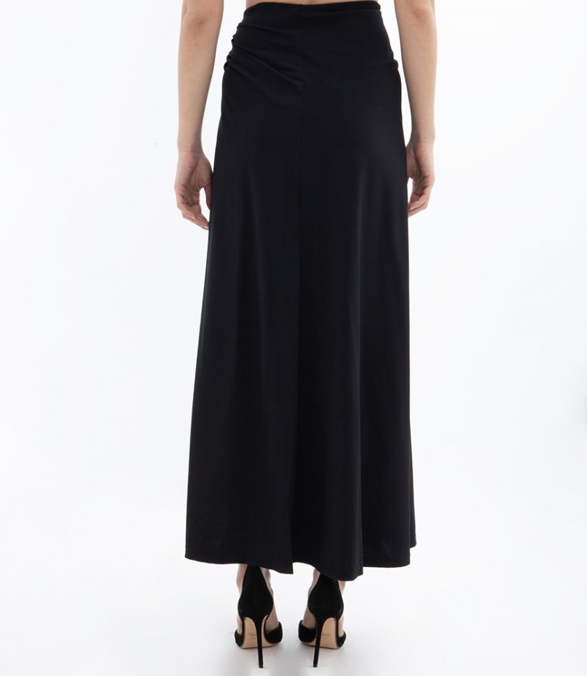 RUCHED ORBIT SPLIT SKIRT