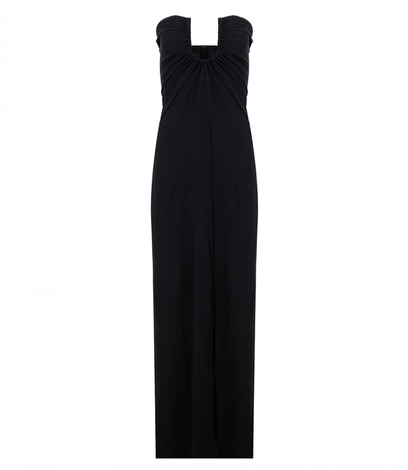 JUST IN - ARCED PALM STRAPLESS DRESS