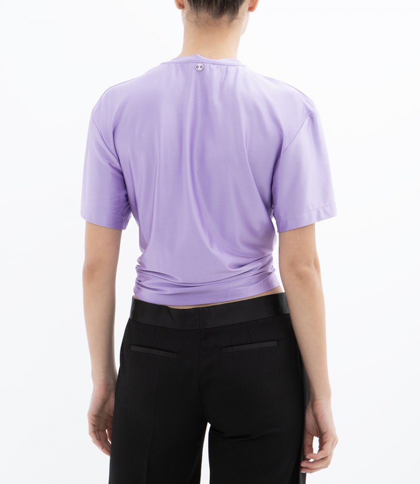 LAVENDER PIERCING TEE-SHIRT IN JERSEY