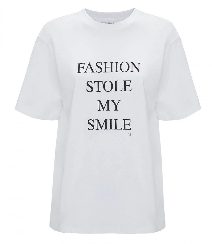 JUST IN - FASHION STOLE MY SMILE TEE