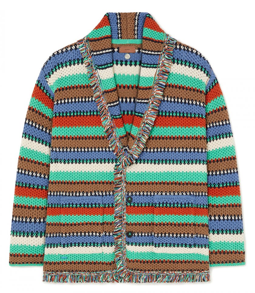 ALANUI - SUNNY STRIPES CARDIGAN