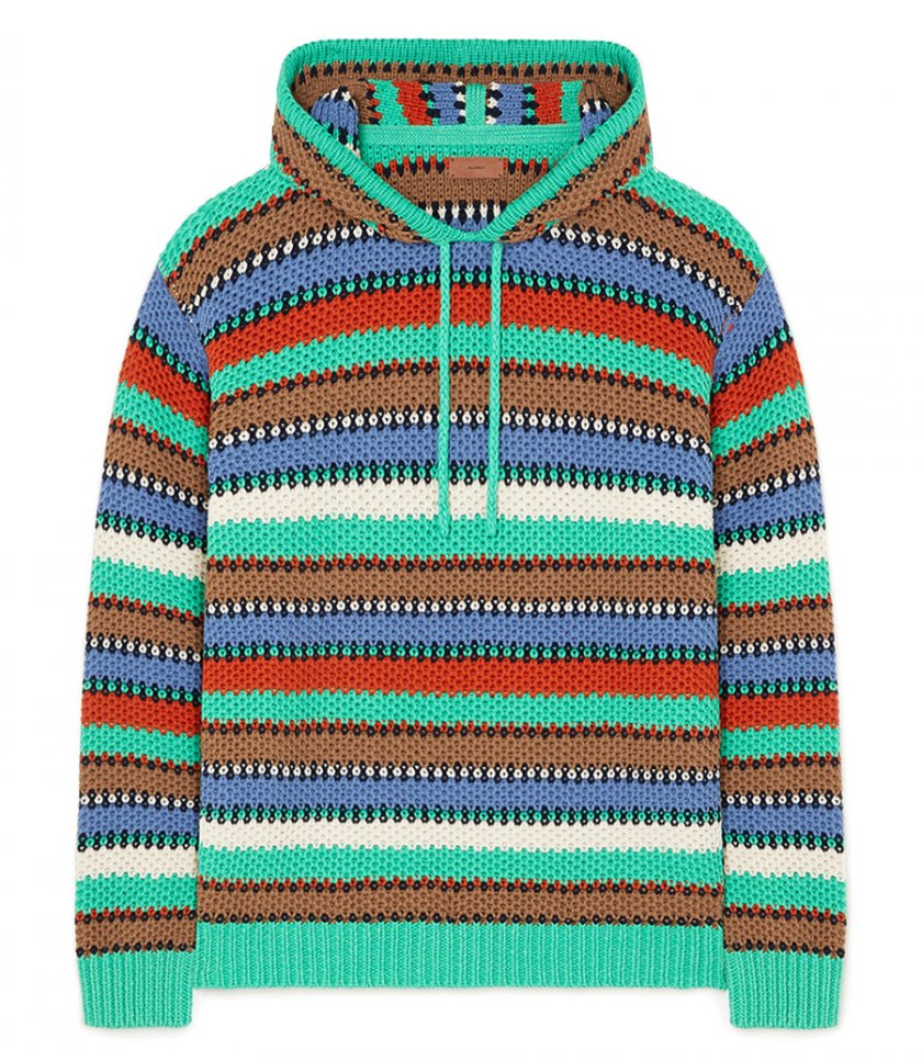 ALANUI - SUNNY STRIPES HOODIE