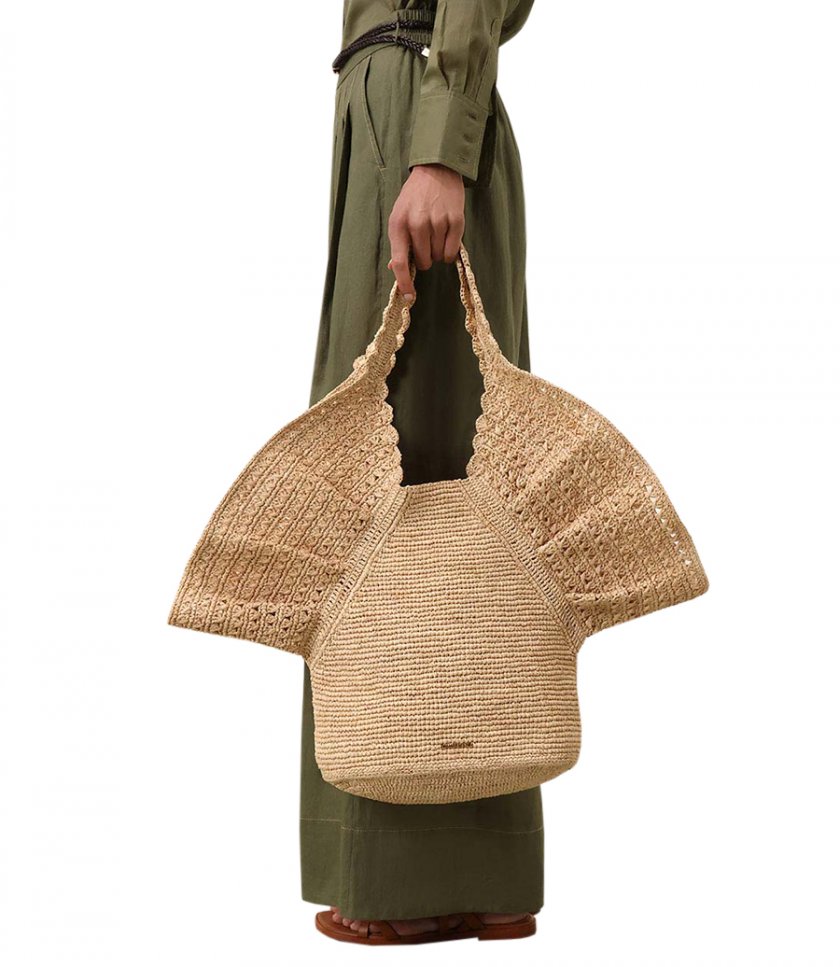 ZIMMERMANN RAFFIA TOTE