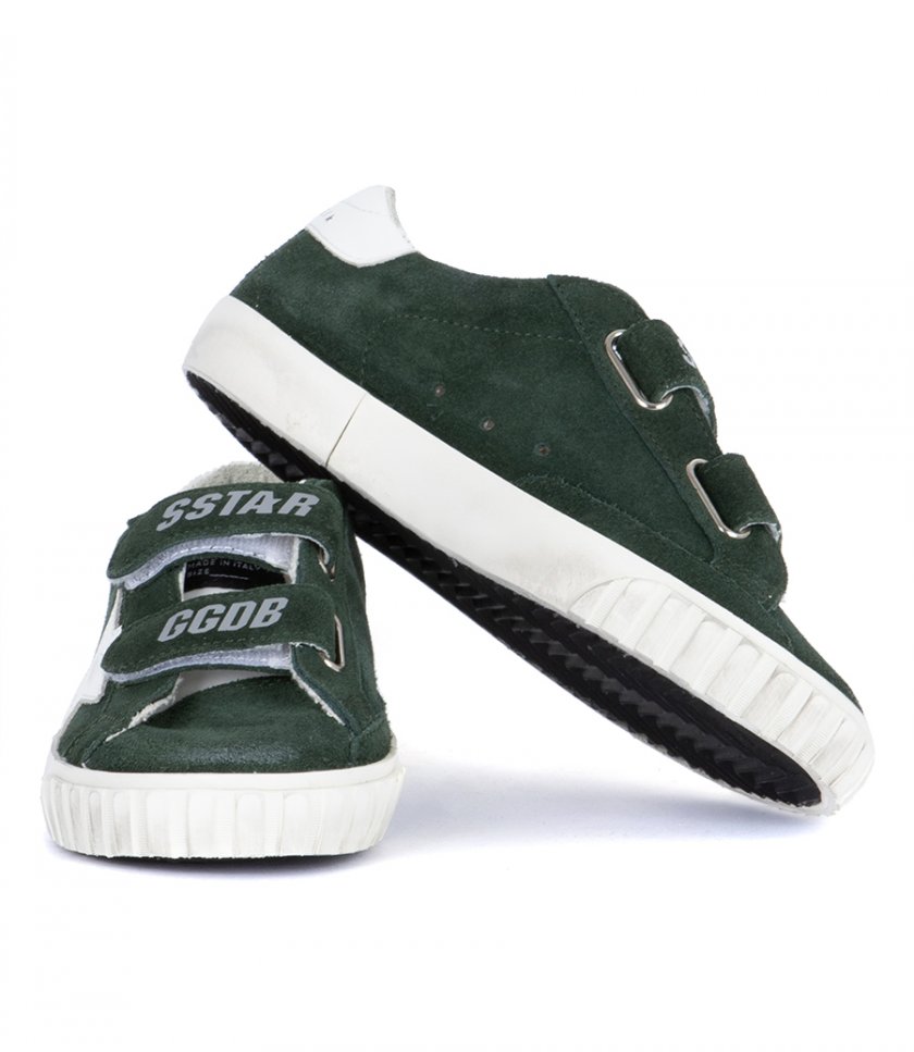 DARK GREEN SUEDE OLD SCHOOL