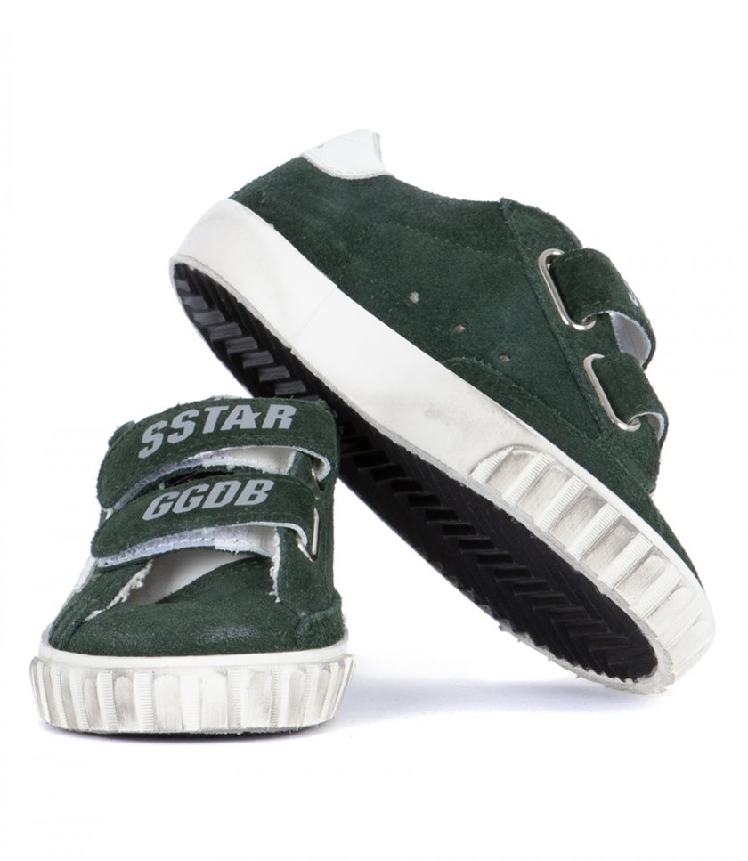 DARK GREEN SUEDE OLD SCHOOL