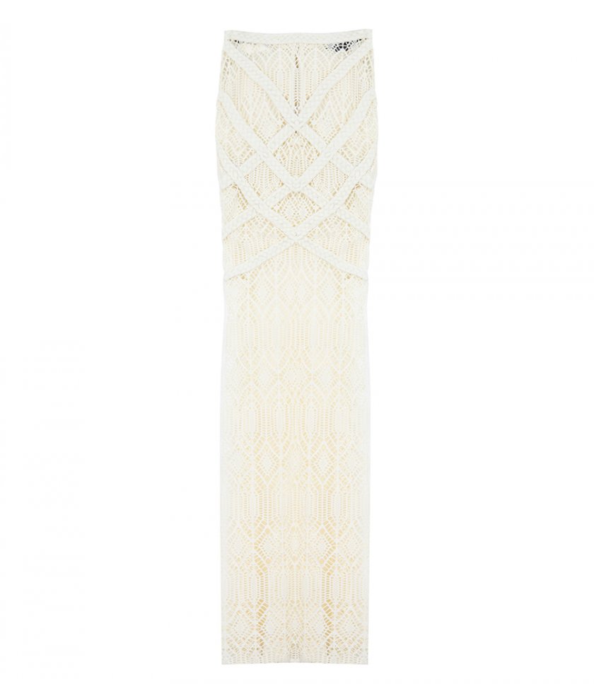 JUST IN - PINE LACE BEACH BRAIDED SKIRT