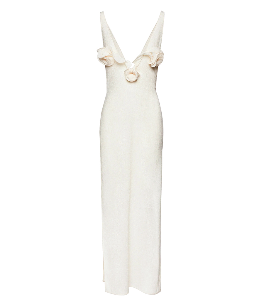 MAGDA BUTRYM - CREPE HIGH LEG MAXI DRESS