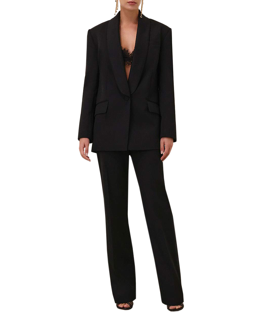 ILLUSTRATION STRAIGHT TUX PANT