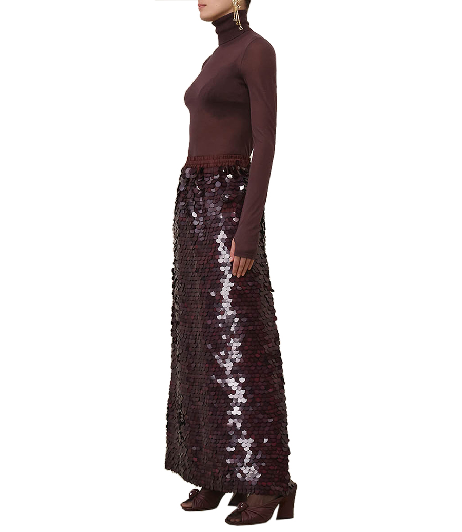 EDEN SEQUIN MAXI SKIRT