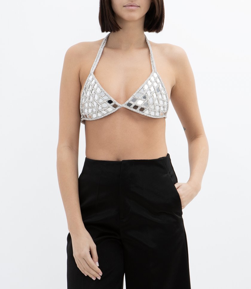 MIRROR TRAINGLE BRA