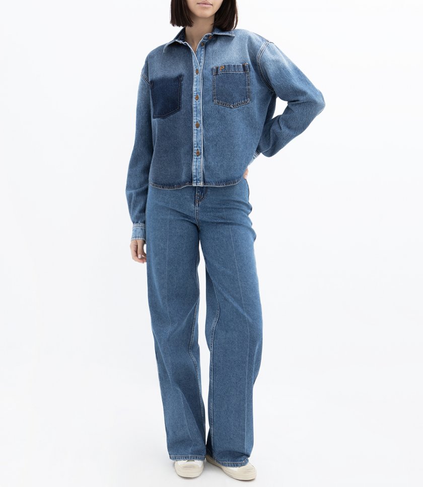 DENIM COMFORT TROUSERS