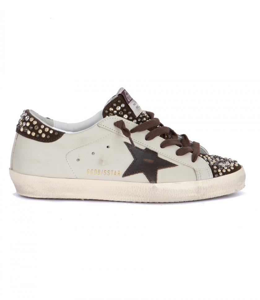 JUST IN - SUPER-STAR LEATHER UPPER AND STAR SUEDE