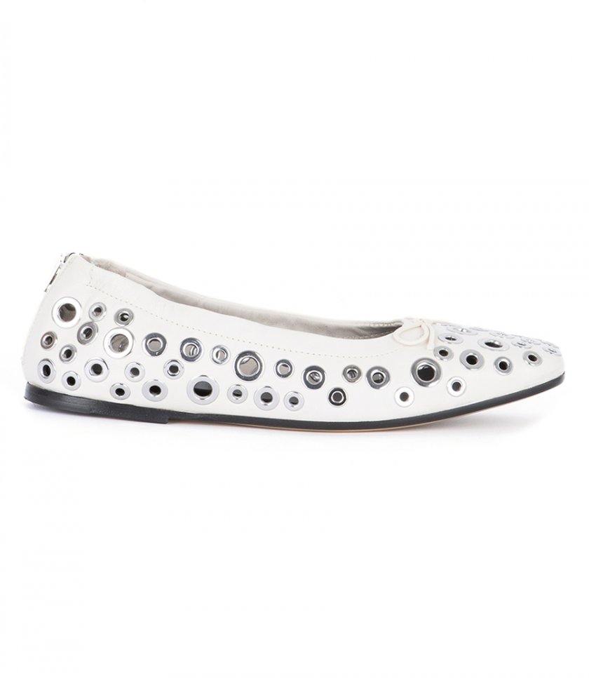 JUST IN - AMY BALLET FLATS WITH EYELETS