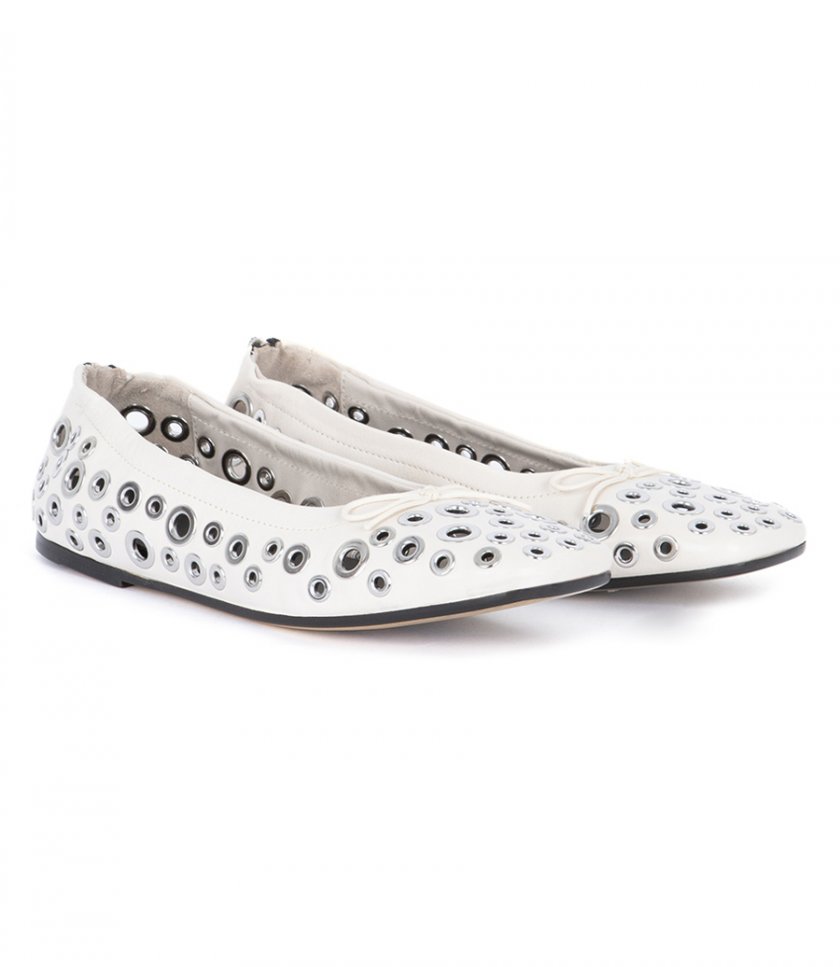 AMY BALLET FLATS WITH EYELETS