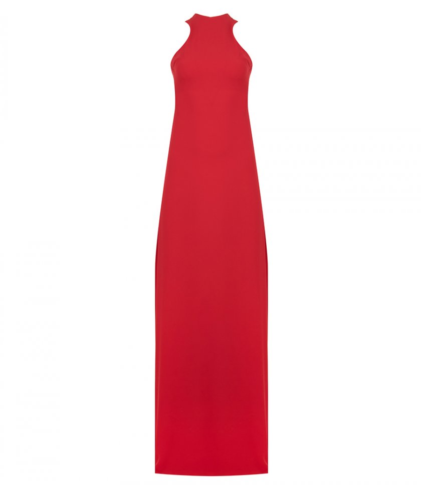 JUST IN - TANK TOP LONG DRESS GEROGETTE