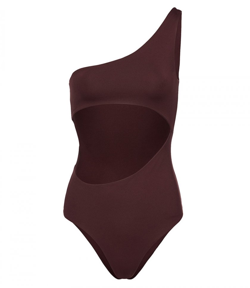 BEACHWEAR - ONE SHOULDER CUTOUT SWIMSUIT