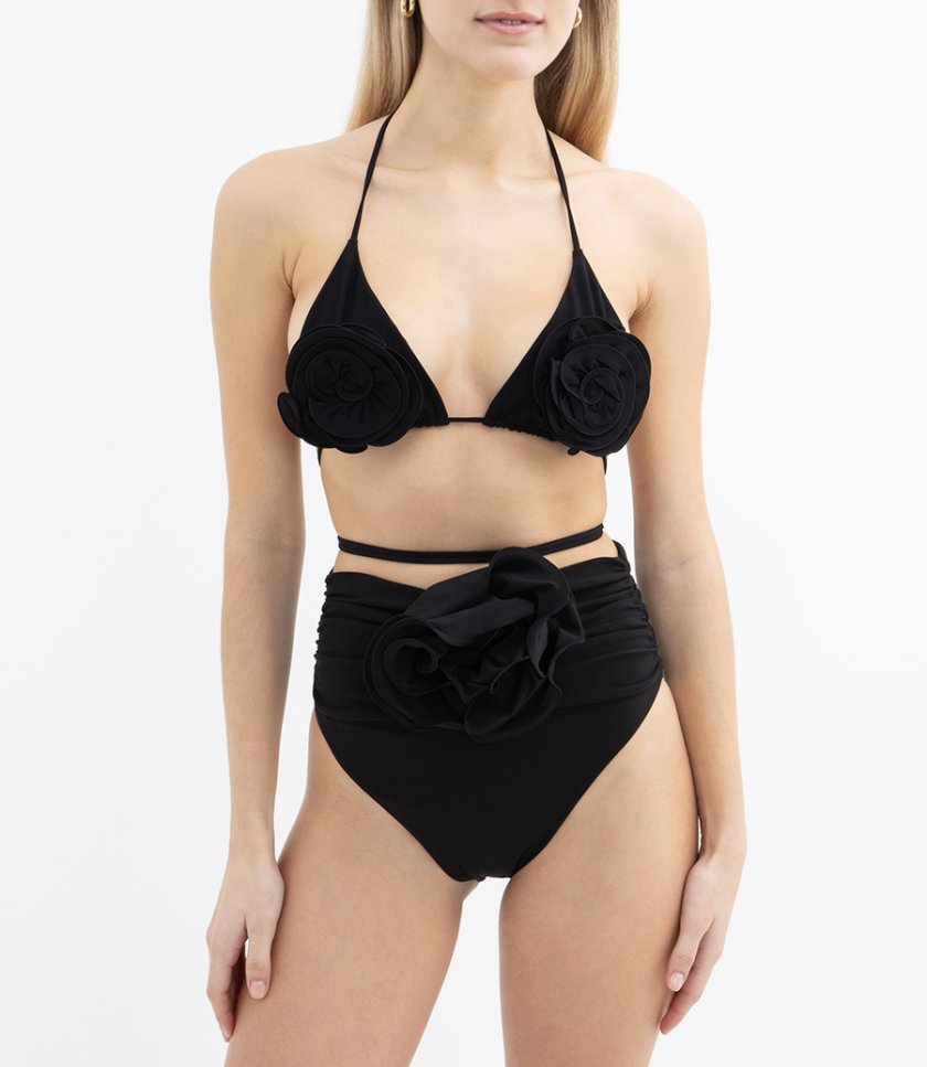 FLOWER APPLIQUE BIKINI