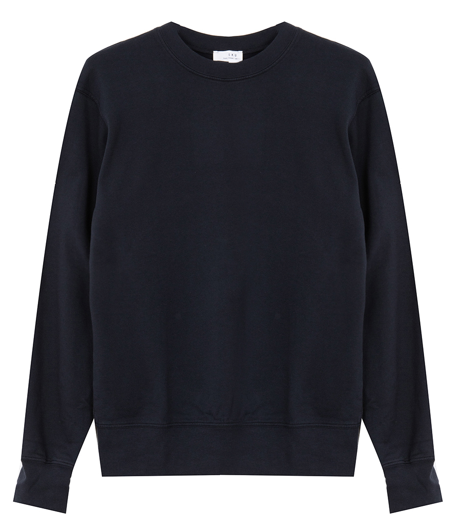 SAVE KHAKI - LS SUPIMA FLEECE SWEATSHIRT