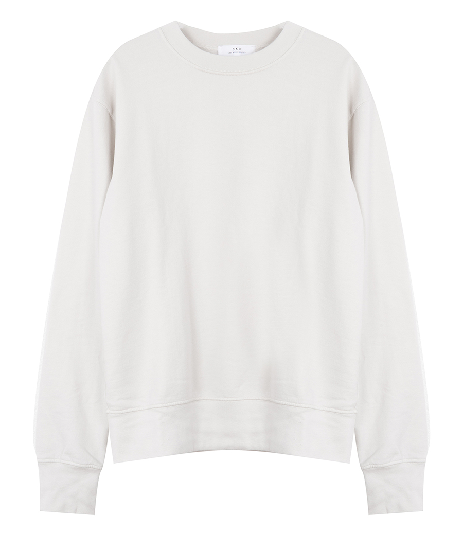 SAVE KHAKI - LS SUPIMA FLEECE SWEATSHIRT