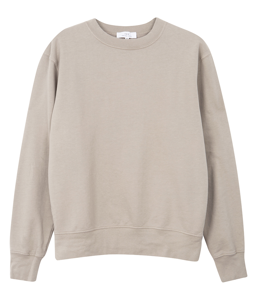 SAVE KHAKI - LS SUPIMA FLEECE SWEATSHIRT