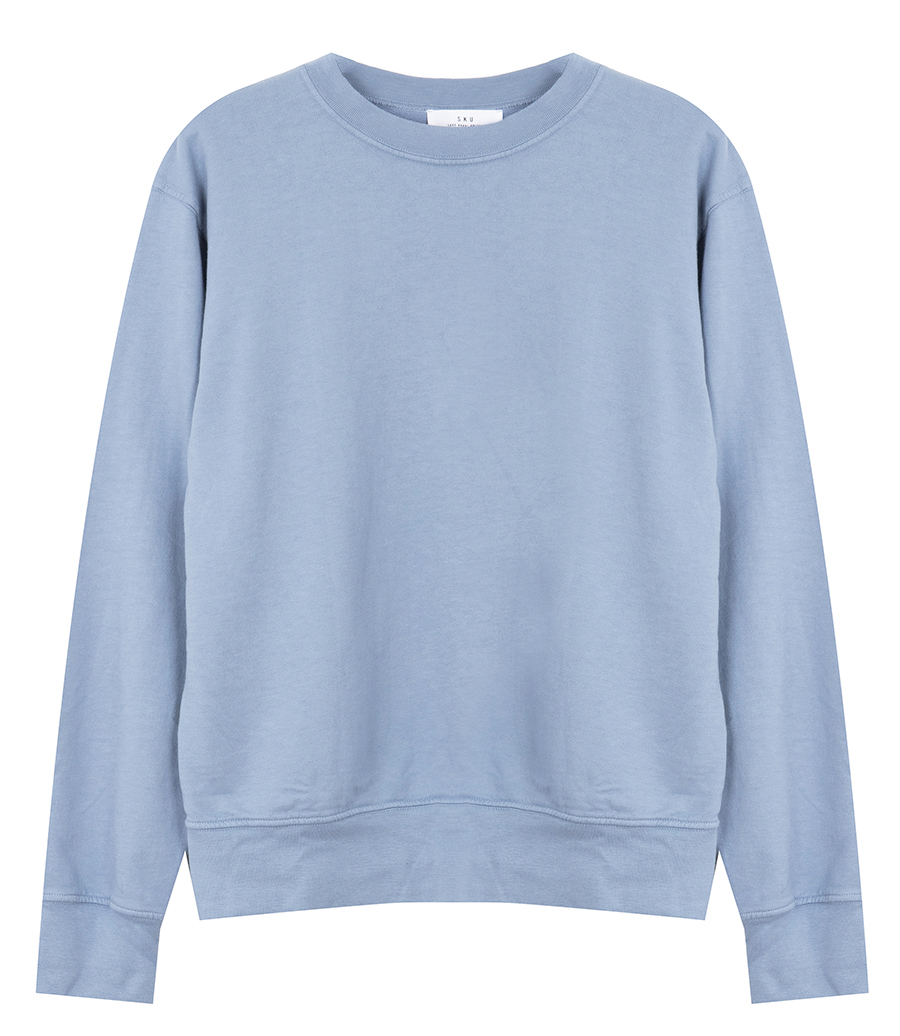 SAVE KHAKI - LS SUPIMA FLEECE SWEATSHIRT