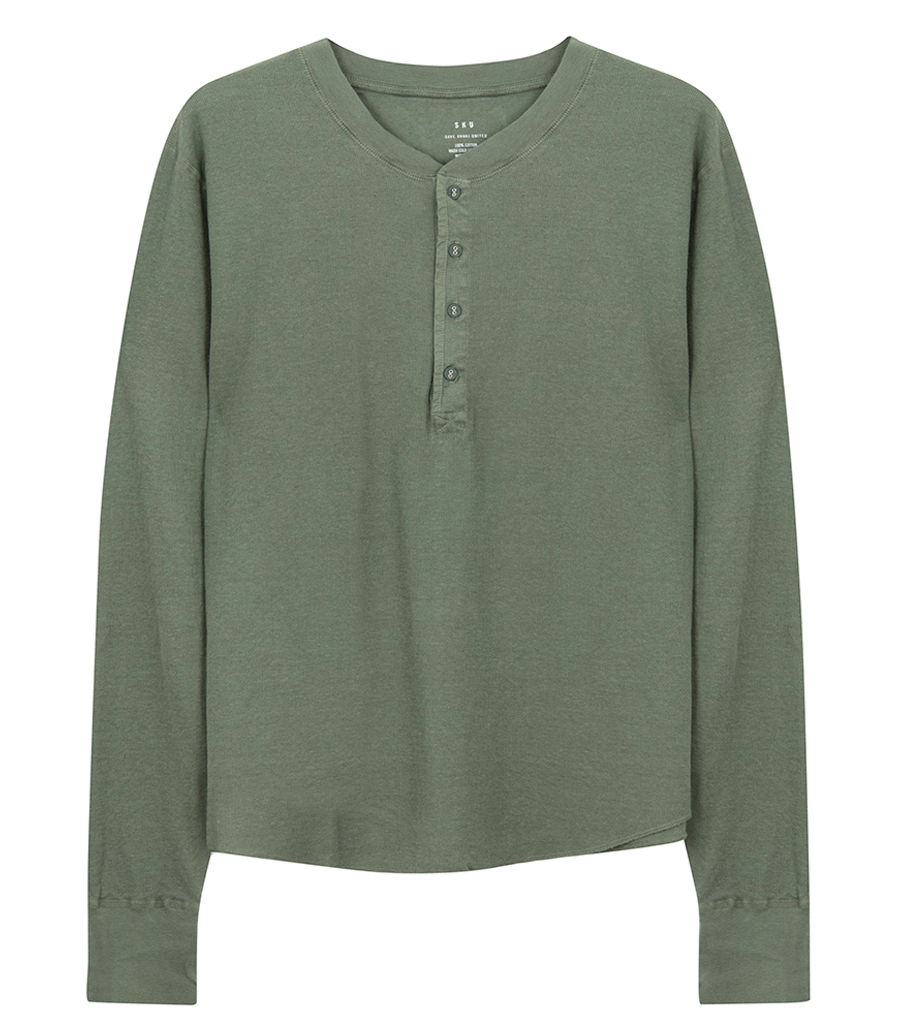 SAVE KHAKI - LS POINTELLE HENLEY