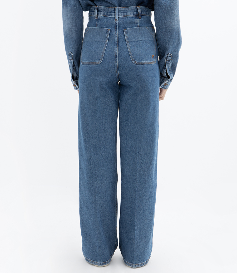 DENIM COMFORT TROUSERS