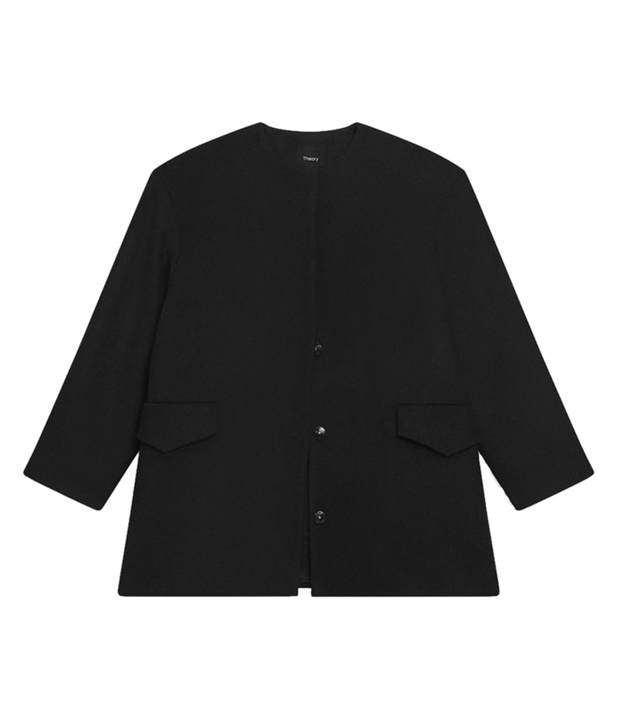 THEORY - CAPE BACK COAT