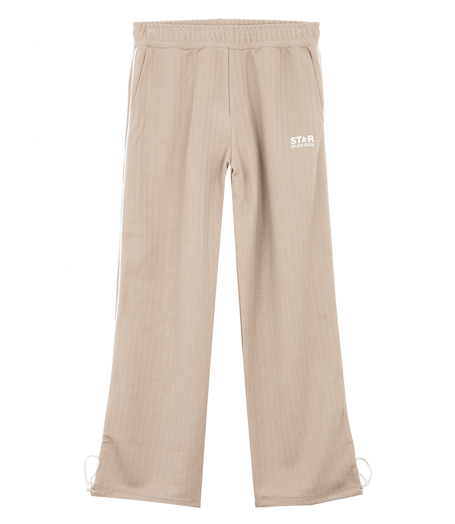 GOLDEN GOOSE  - STAR MEN’S  JOGGERS WITH WHITE LOGO