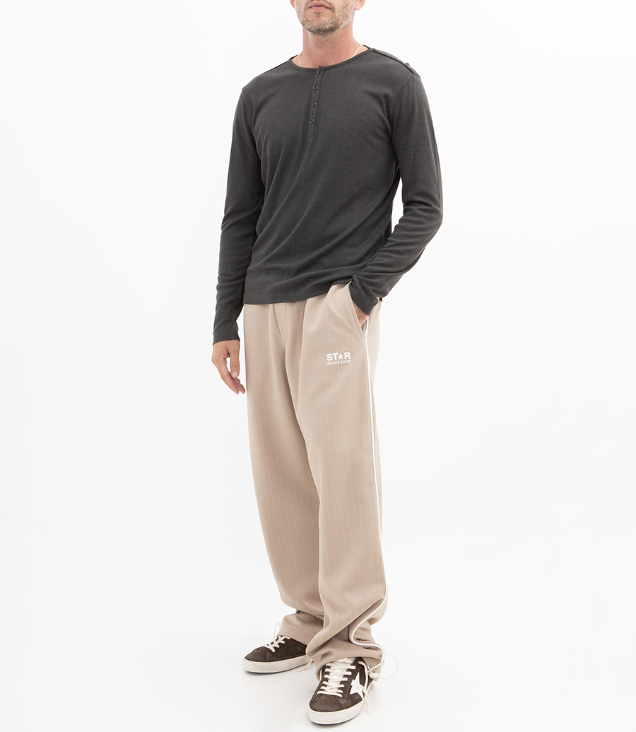 STAR MEN’S  JOGGERS WITH WHITE LOGO