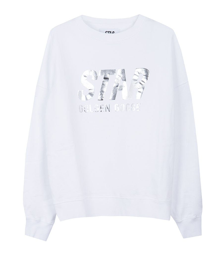 GOLDEN GOOSE  - STAR UNISEX BOXY CREWNECK SWEATSHIRT