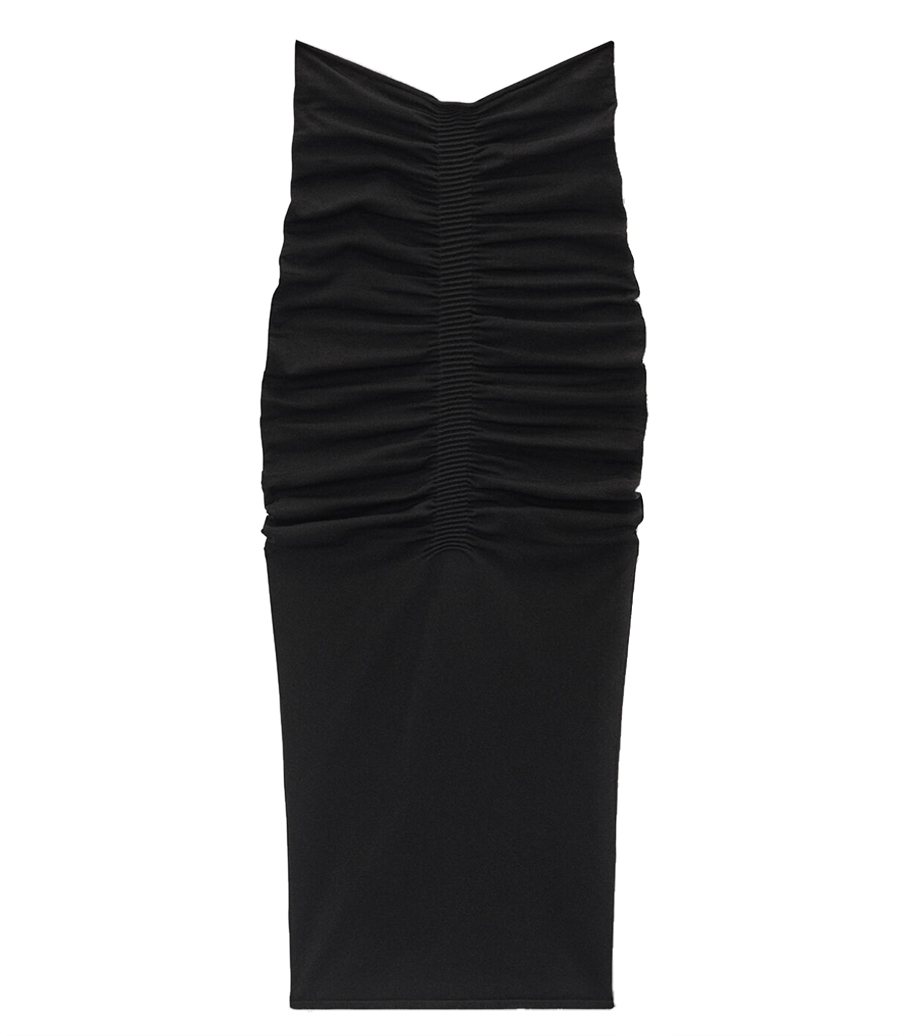 ALEXANDER WANG - RUCHED MAXI SKIRT