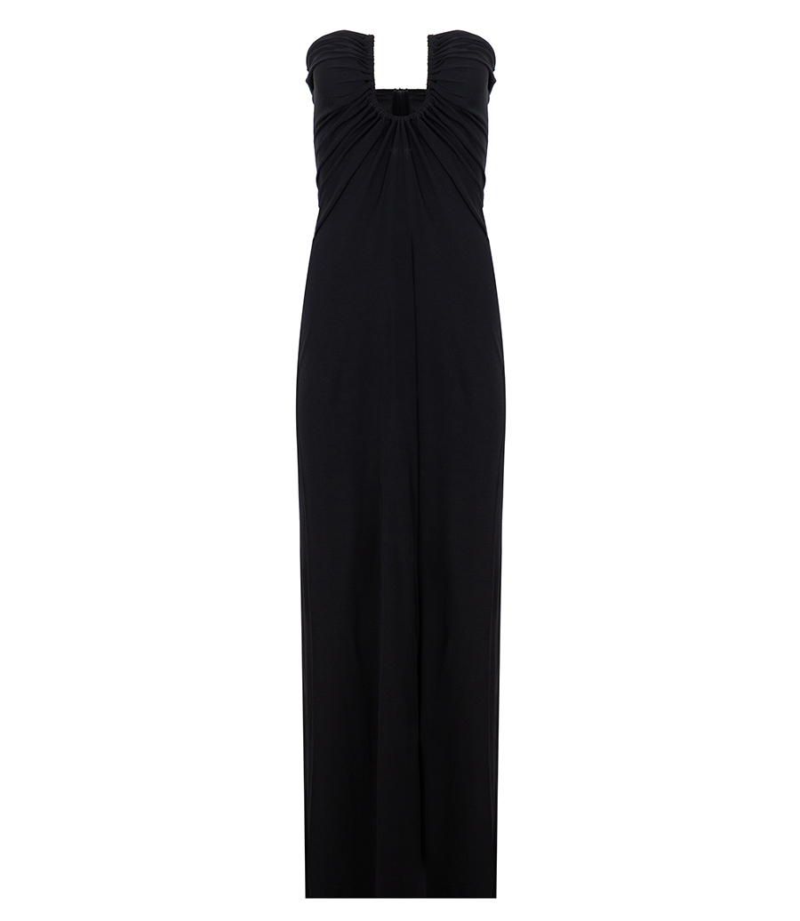 CHRISTOPHER ESBER - ARCED PALM STRAPLESS DRESS