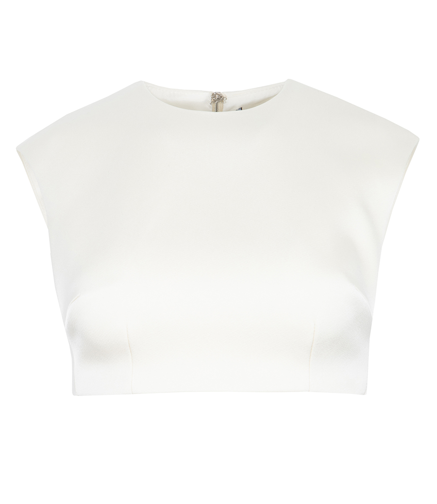 DAVID KOMA - SLEEVELESS CROP TOP