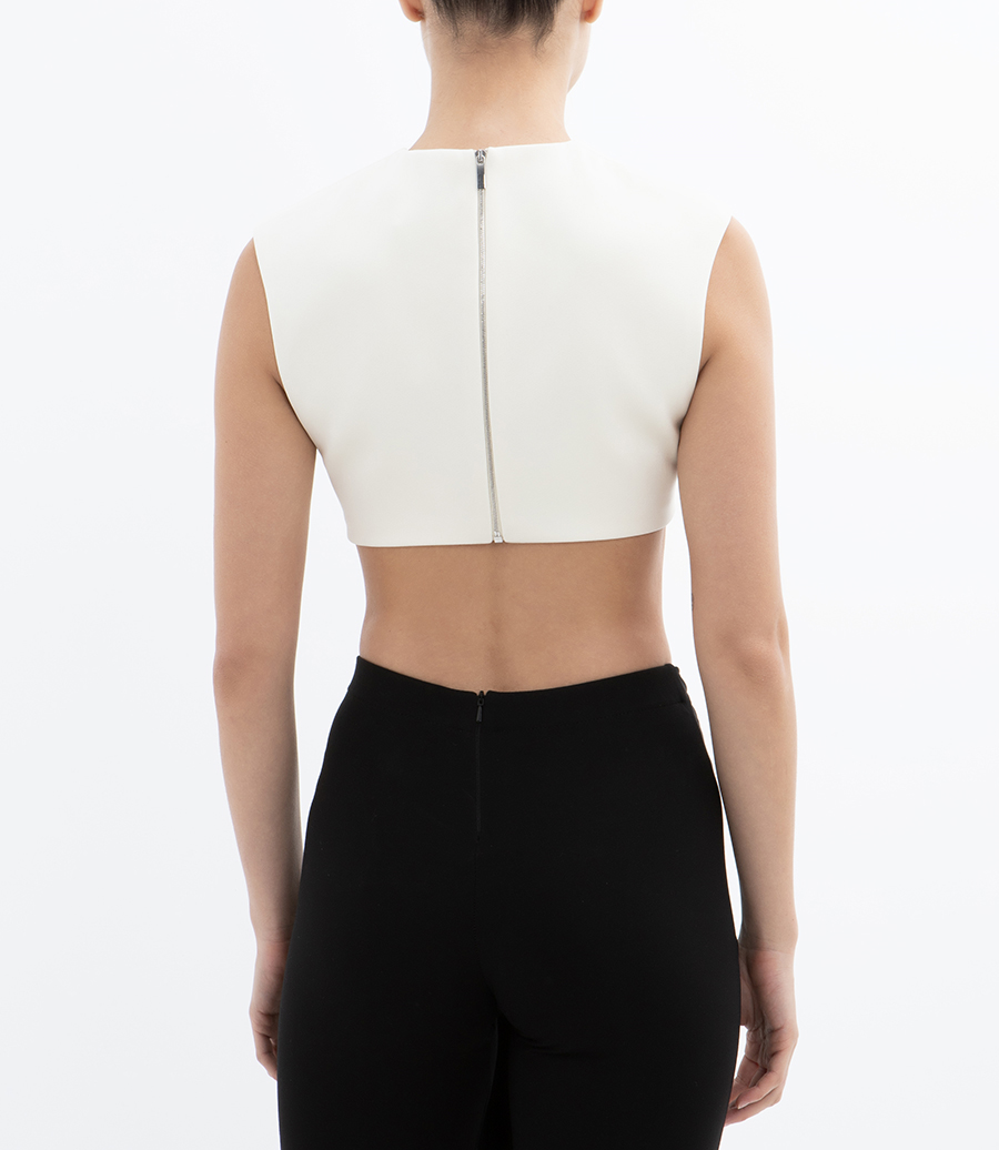 SLEEVELESS CROP TOP