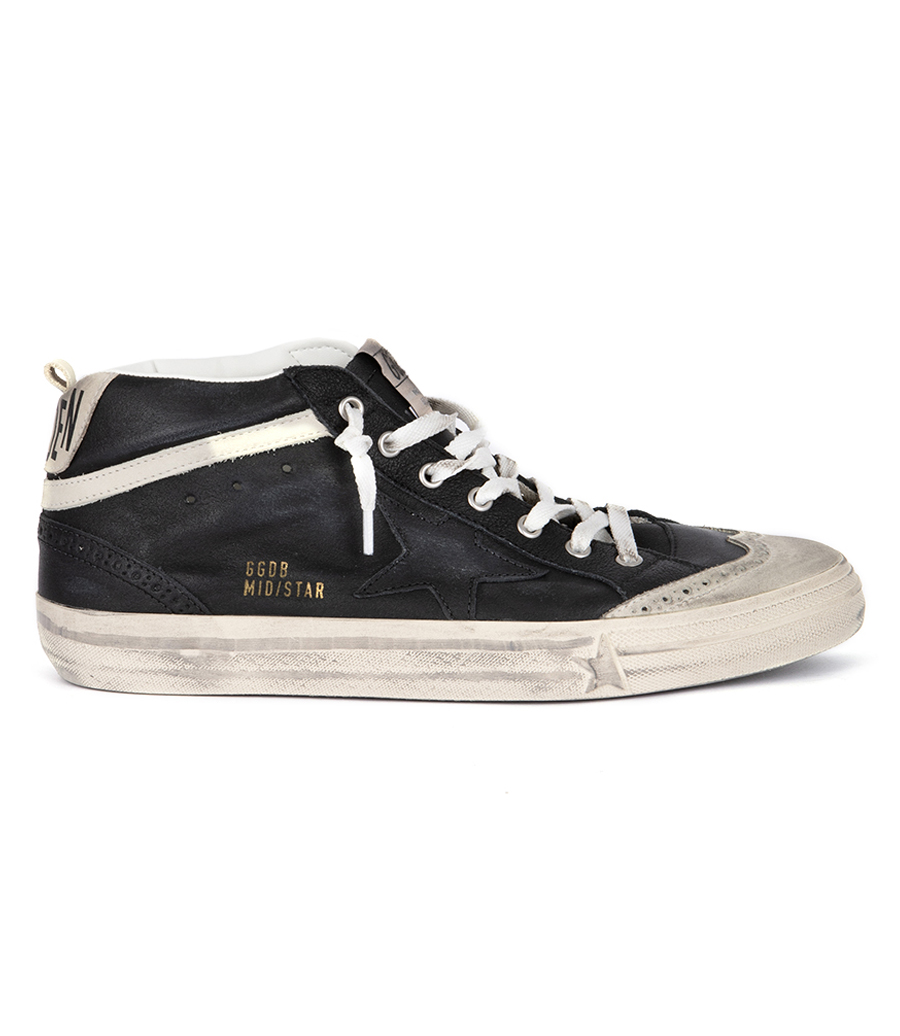 GOLDEN GOOSE  - BLACK MID STAR