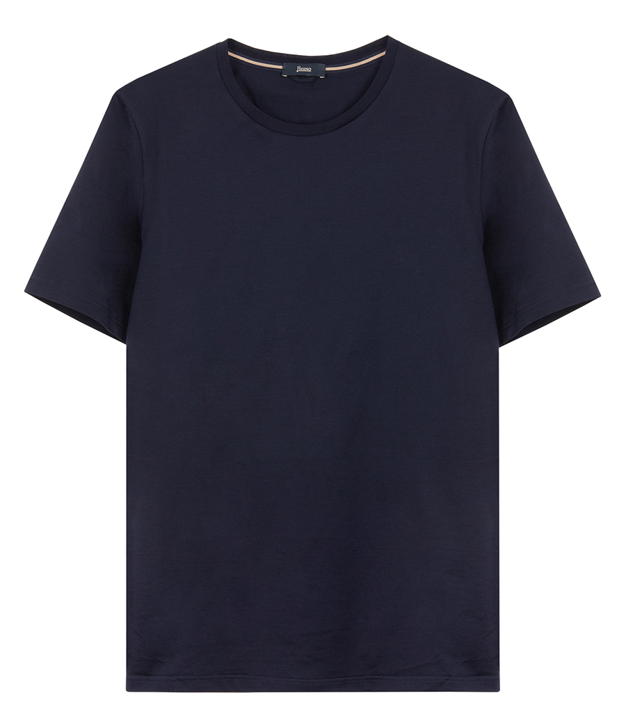 HERNO - T-SHIRT IN ESSENTIAL JERSEY