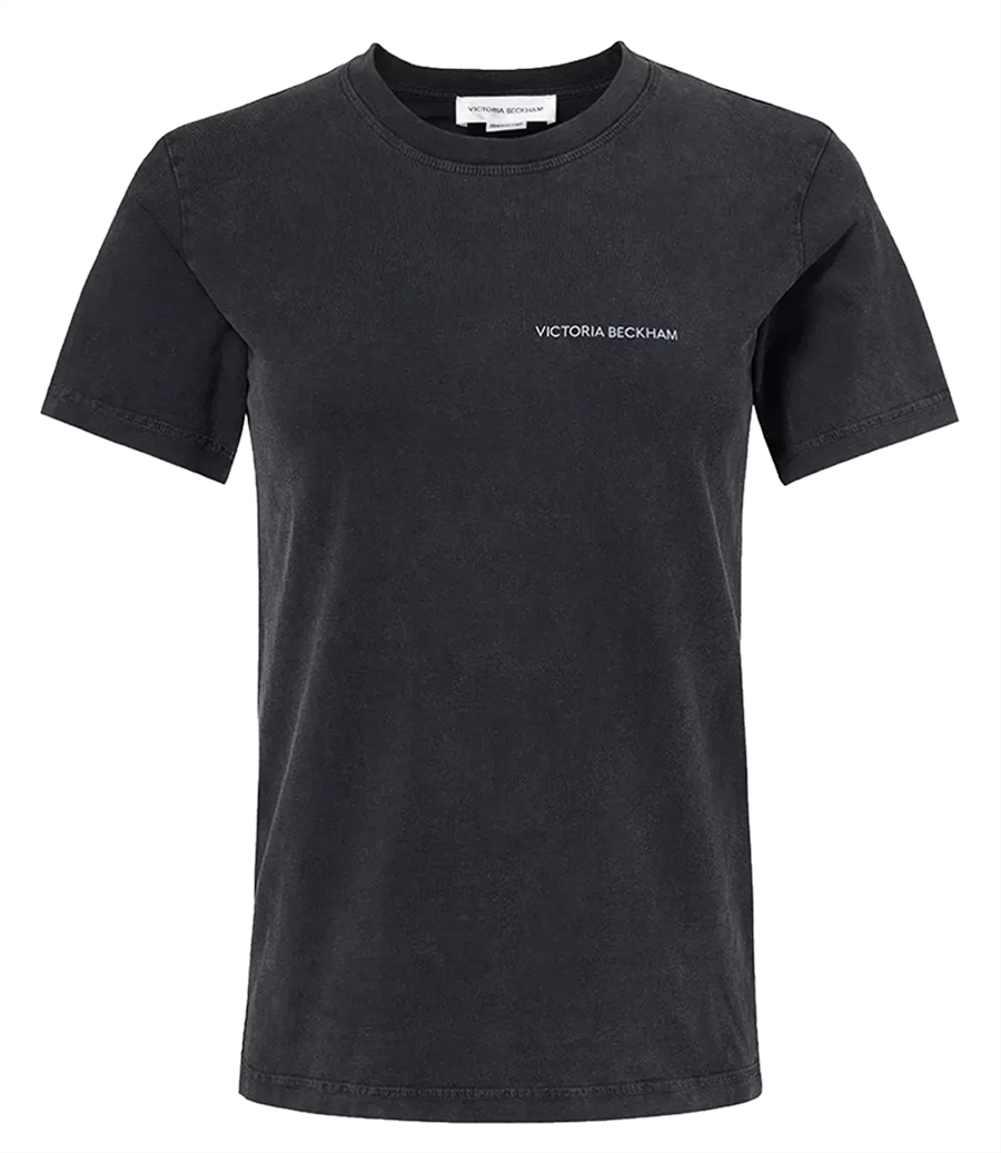 VICTORIA BECKHAM - SHRUNKEN LOGO TEE