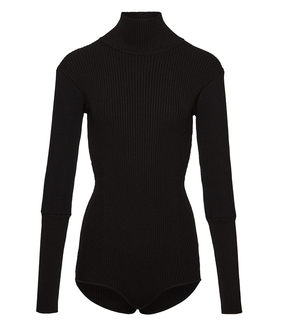 MAGDA BUTRYM - RIBBED HIGH-NECK BODYSUIT