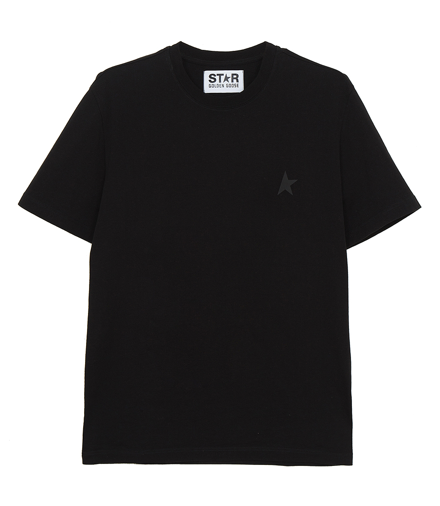 GOLDEN GOOSE  - BLACK STAR COLLECTION T-SHIRT