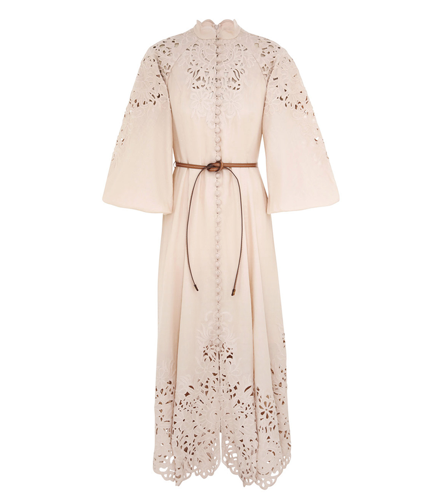 ZIMMERMANN - WYLIE EMBROIDERED BILLOW DRESS