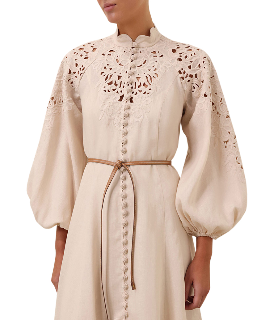 WYLIE EMBROIDERED BILLOW DRESS