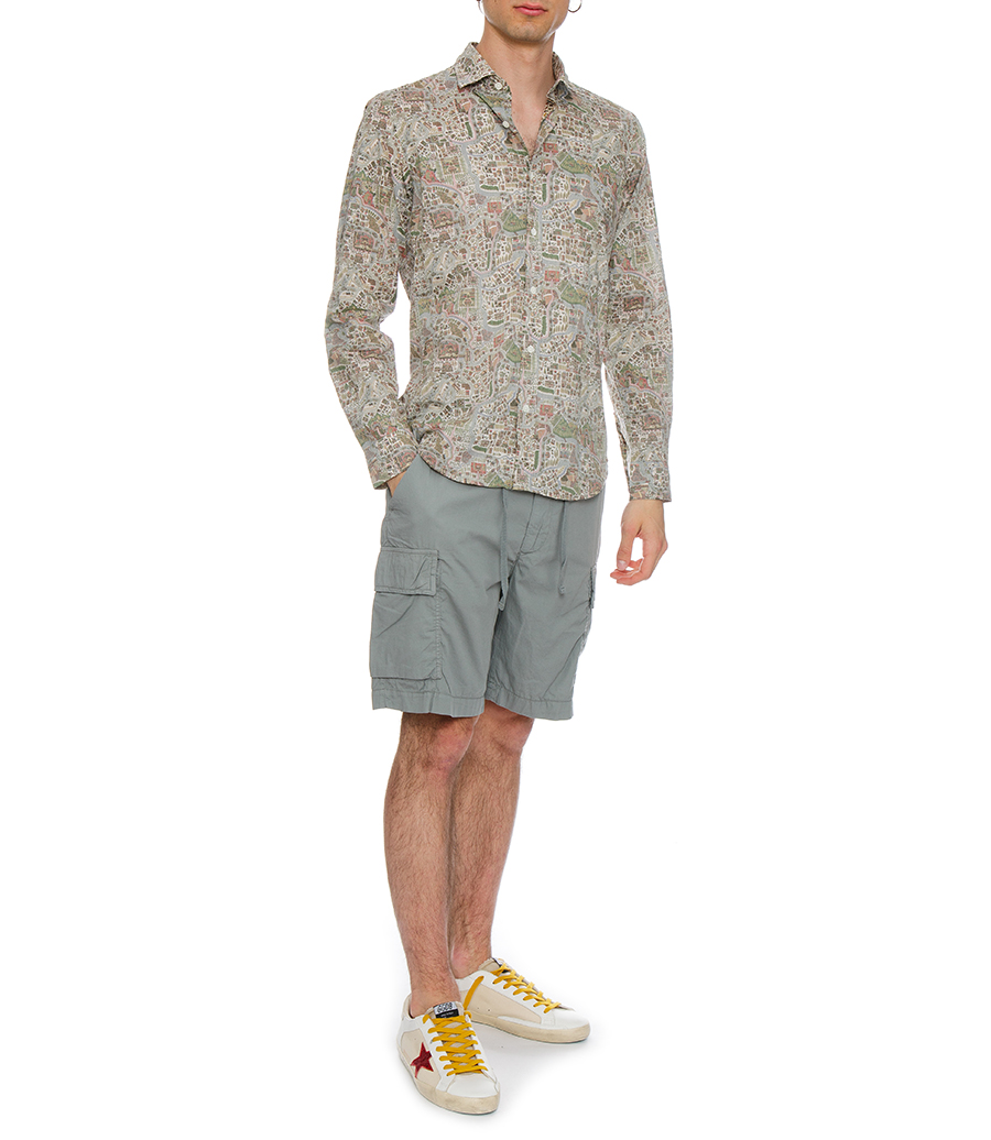 TYLER LINEN CARGO SHORTS