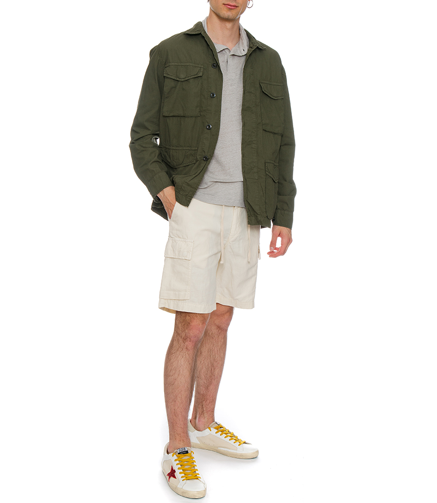 TYLER LINEN CARGO SHORTS