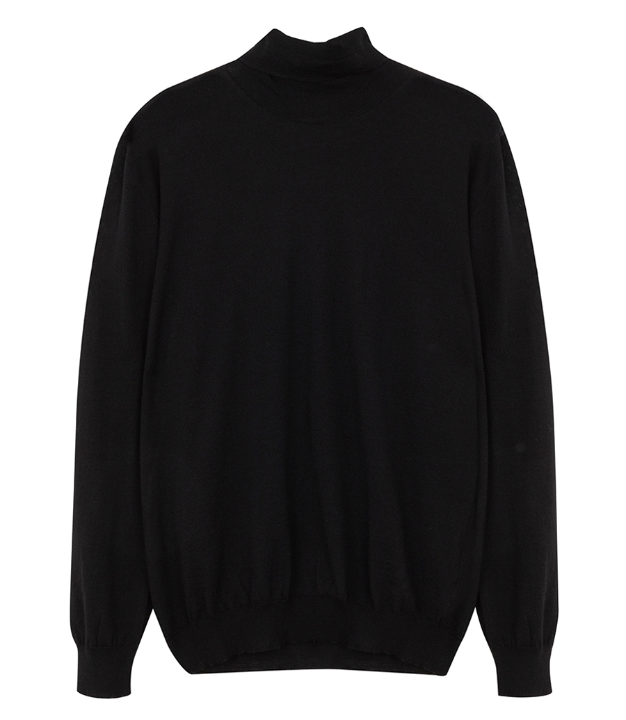 BF KNITWEAR - MERINO ROLL NECK PULLOVER