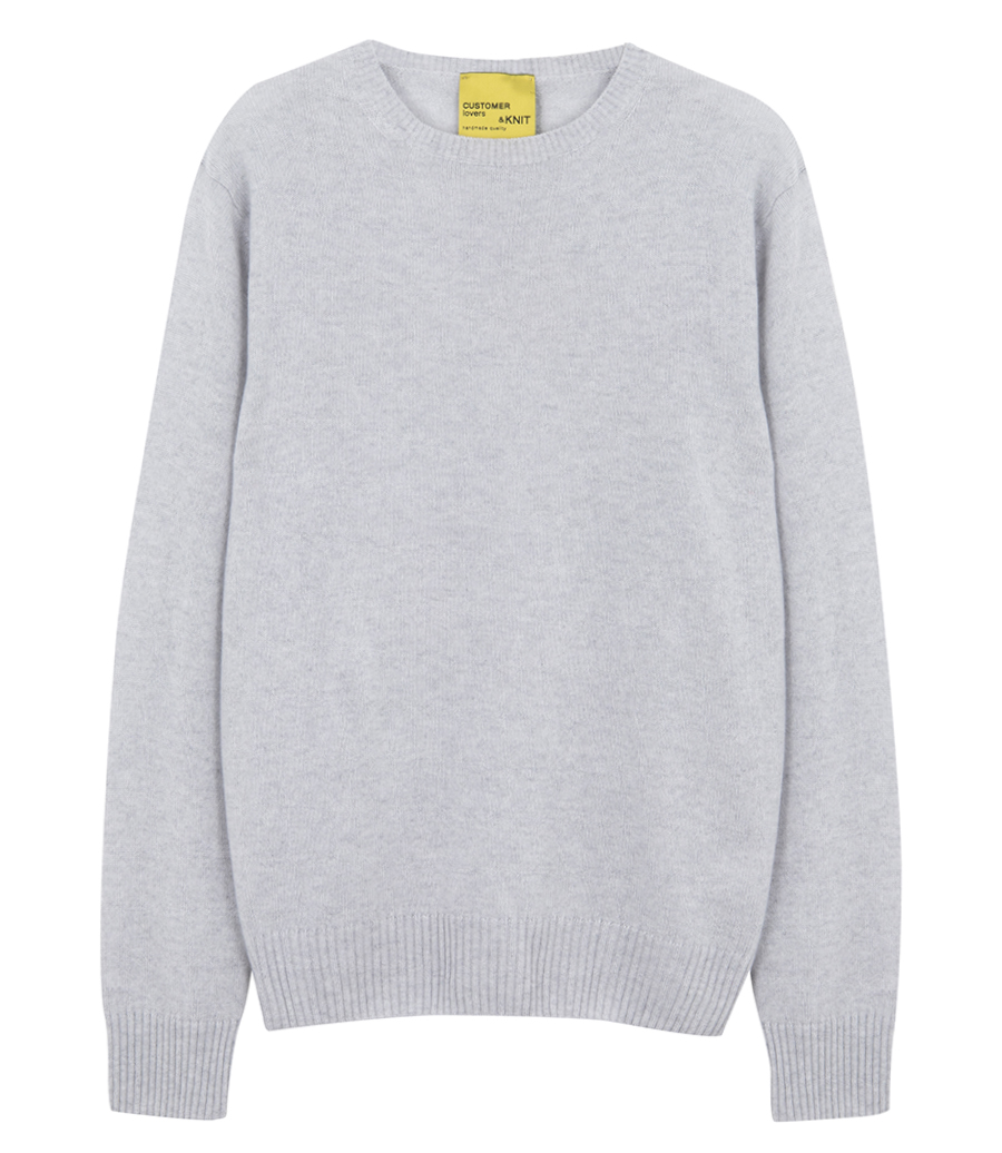 BF KNITWEAR - CREW CASHMERE SWEATER