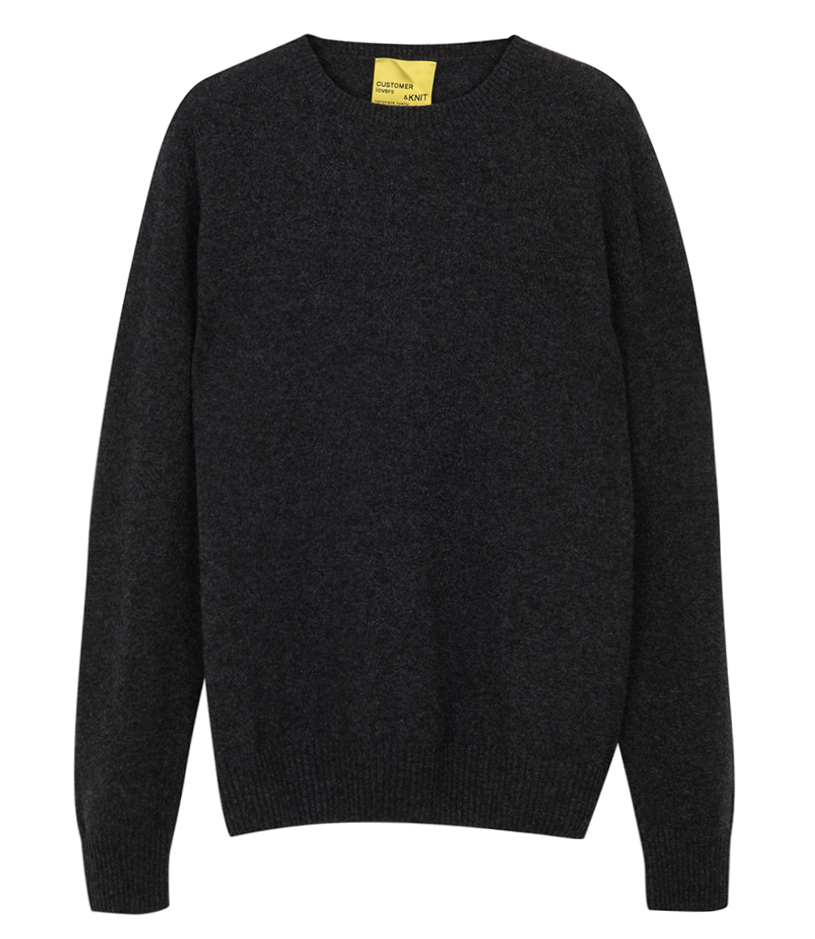 BF KNITWEAR - CREW CASHMERE SWEATER