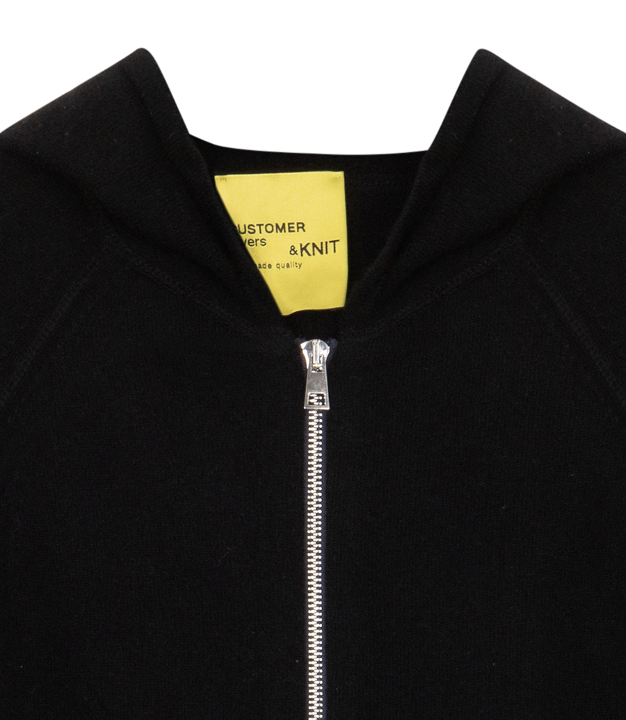 CASHMERE ZIP HOODIE