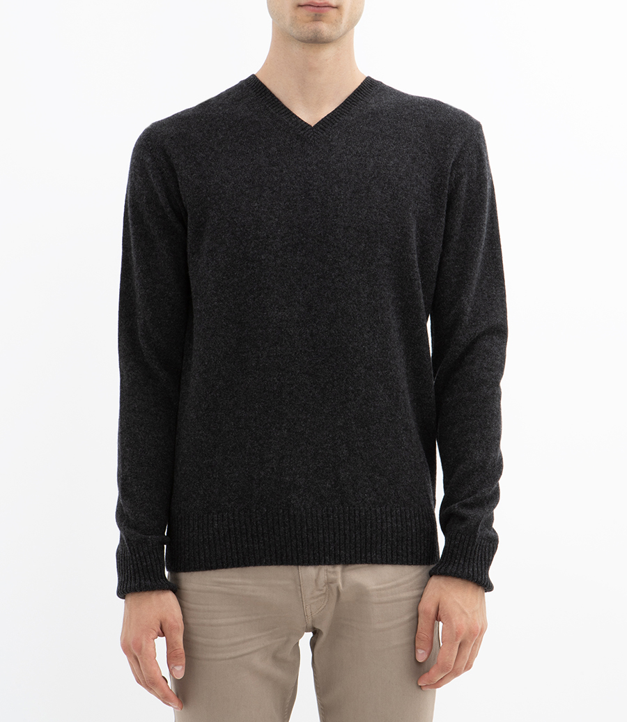 CASHMERE V NECK SWEATER